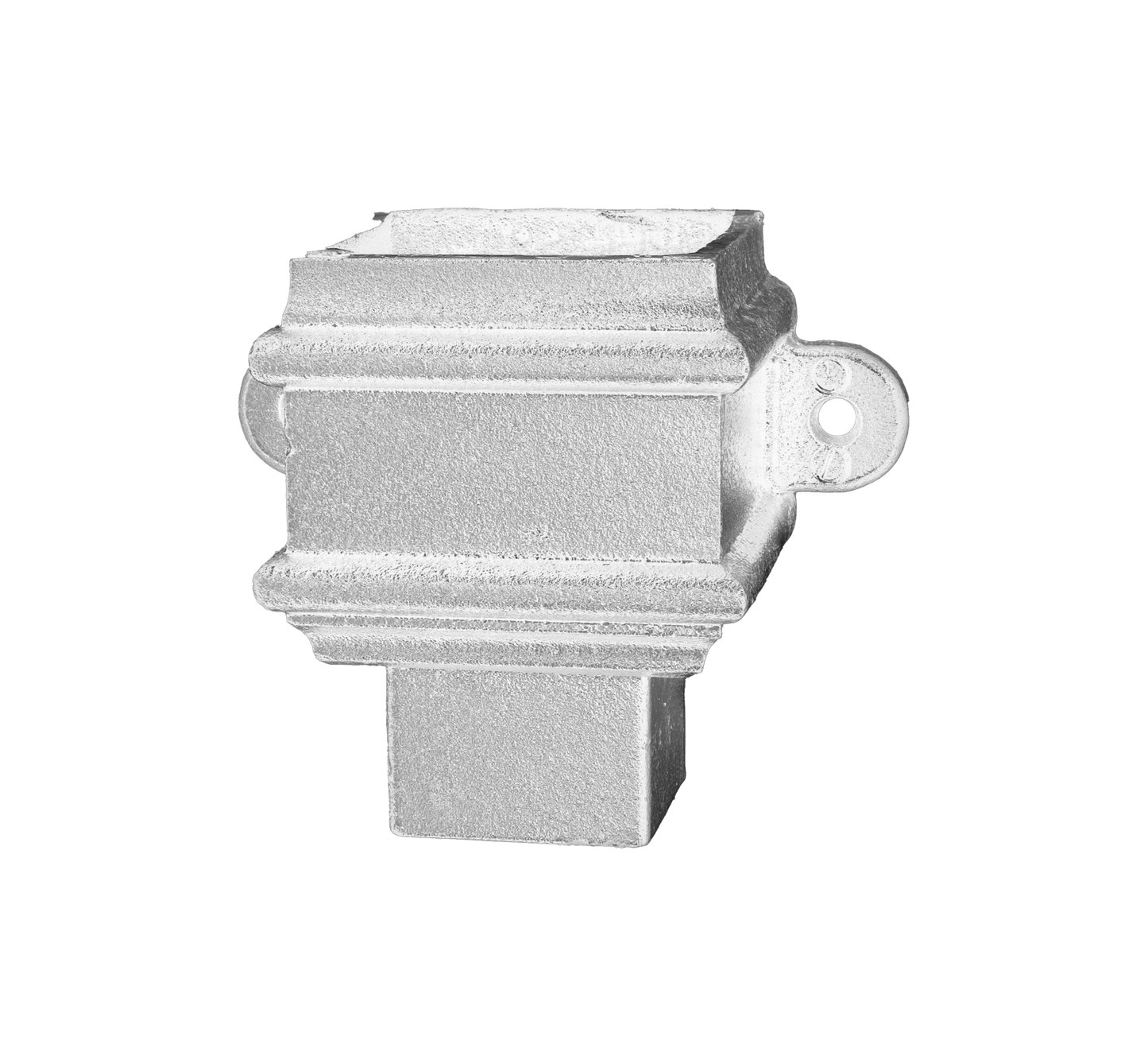 75x75mm CI RWP Socket Eared Painted - 75x75mm