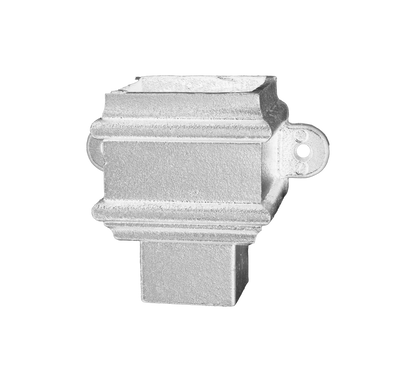 75x75mm CI RWP Socket Eared Painted - 75x75mm