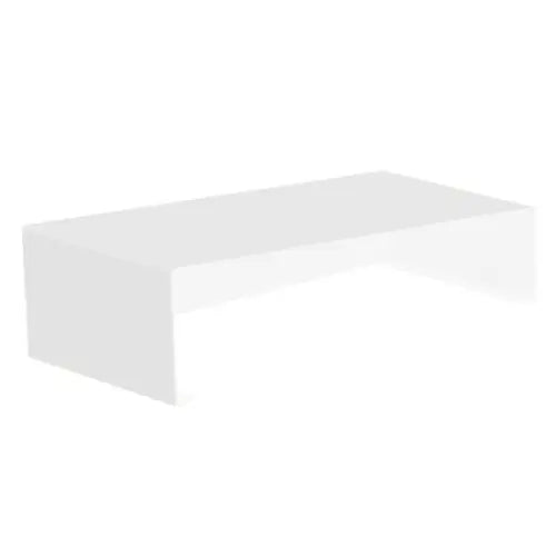 Aluminium Sloping Wall Copings Stop End Alumasc Skyline - White (9016m)