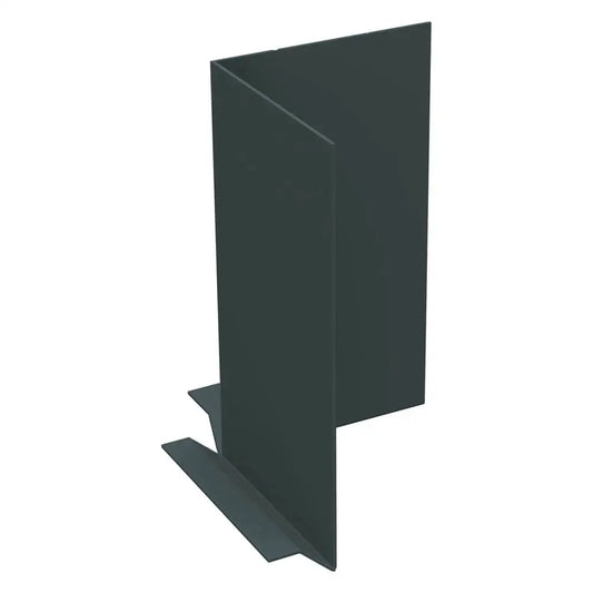 Aluminium Fascia Boards SF2 90 Degree Internal Corner Alumasc Skyline - Anthracite Grey (7016m)