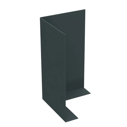 Aluminium Fascia Boards SF1 90 Degree External Corner Alumasc Skyline - Anthracite Grey (7016m)