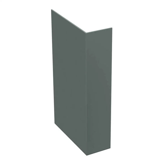 Aluminium Fascia Boards SAFE-02 Stop End Alumasc Skyline - Basalt Grey (7012m)