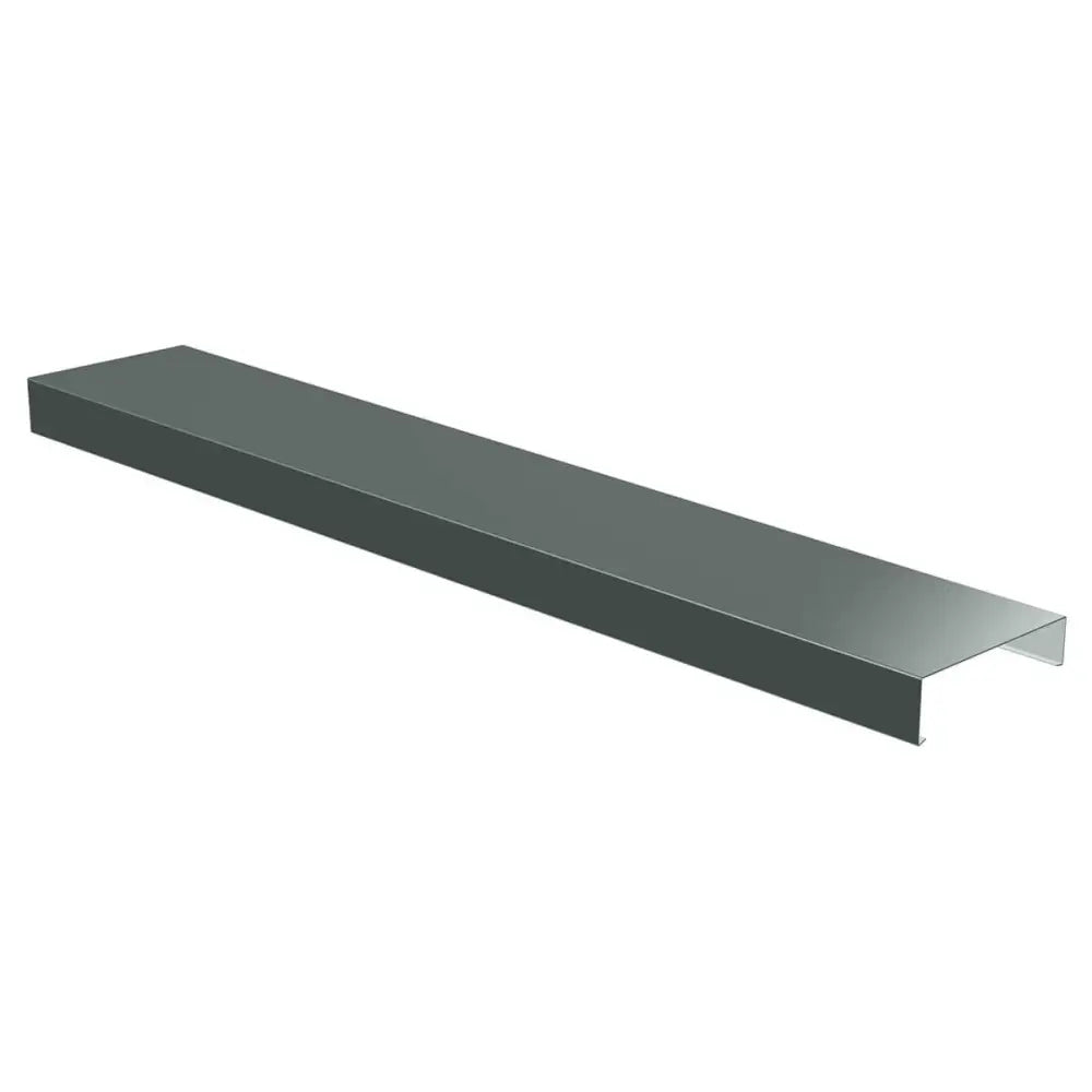 Aluminium Sloping Wall Copings 3m Length Alumasc Skyline - Basalt Grey (7012m)