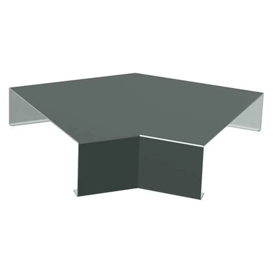 Aluminium Sloping Wall Copings 135 Degree Internal Angle Alumasc Skyline - Basalt Grey (7012m)