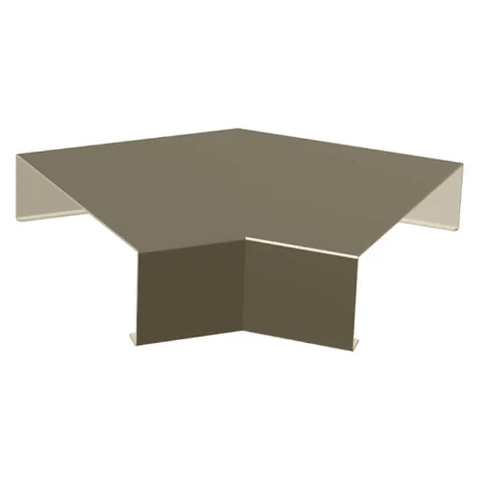 Aluminium Sloping Wall Copings 135 Degree Internal Angle Alumasc Skyline - Beige Grey (7006m)