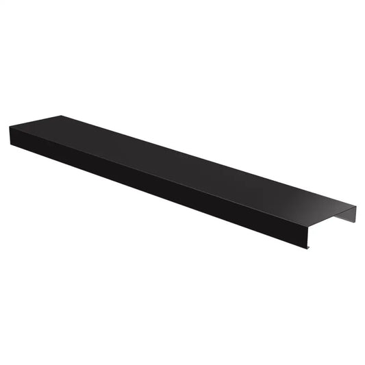 Aluminium Sloping Wall Copings 3m Length Alumasc Skyline - Black (9017m)