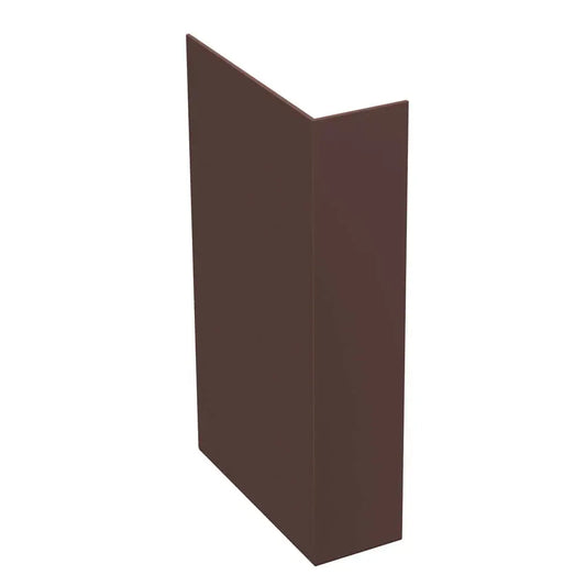 Aluminium Fascia Boards SAFE-02 Stop End Alumasc Skyline - Chocolate Brown(8017m)