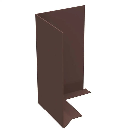 Aluminium Fascia Boards SF2 90 Degree External Corner Alumasc Skyline - Chocolate Brown(8017m)