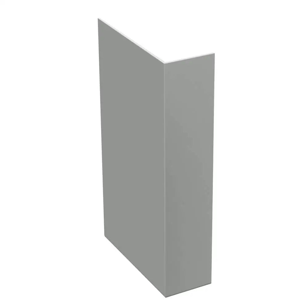 Aluminium Fascia Boards SF1 Stop End Alumasc Skyline - Dusty Grey (7037m)