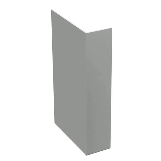 Aluminium Fascia Boards SAFE-02 Stop End Alumasc Skyline - Dusty Grey (7037m)