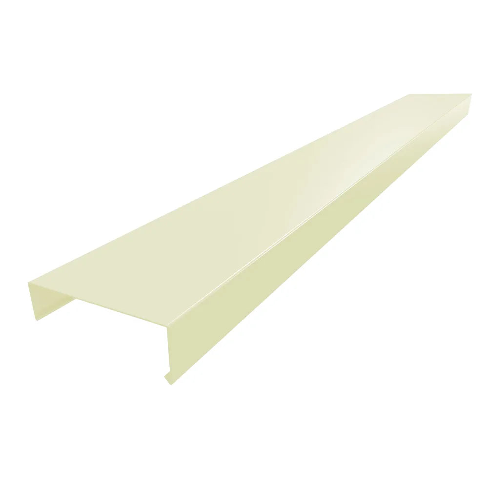 Aluminium Wall Copings 2m Length Alumasc Skyline - Pearl White (1013m)