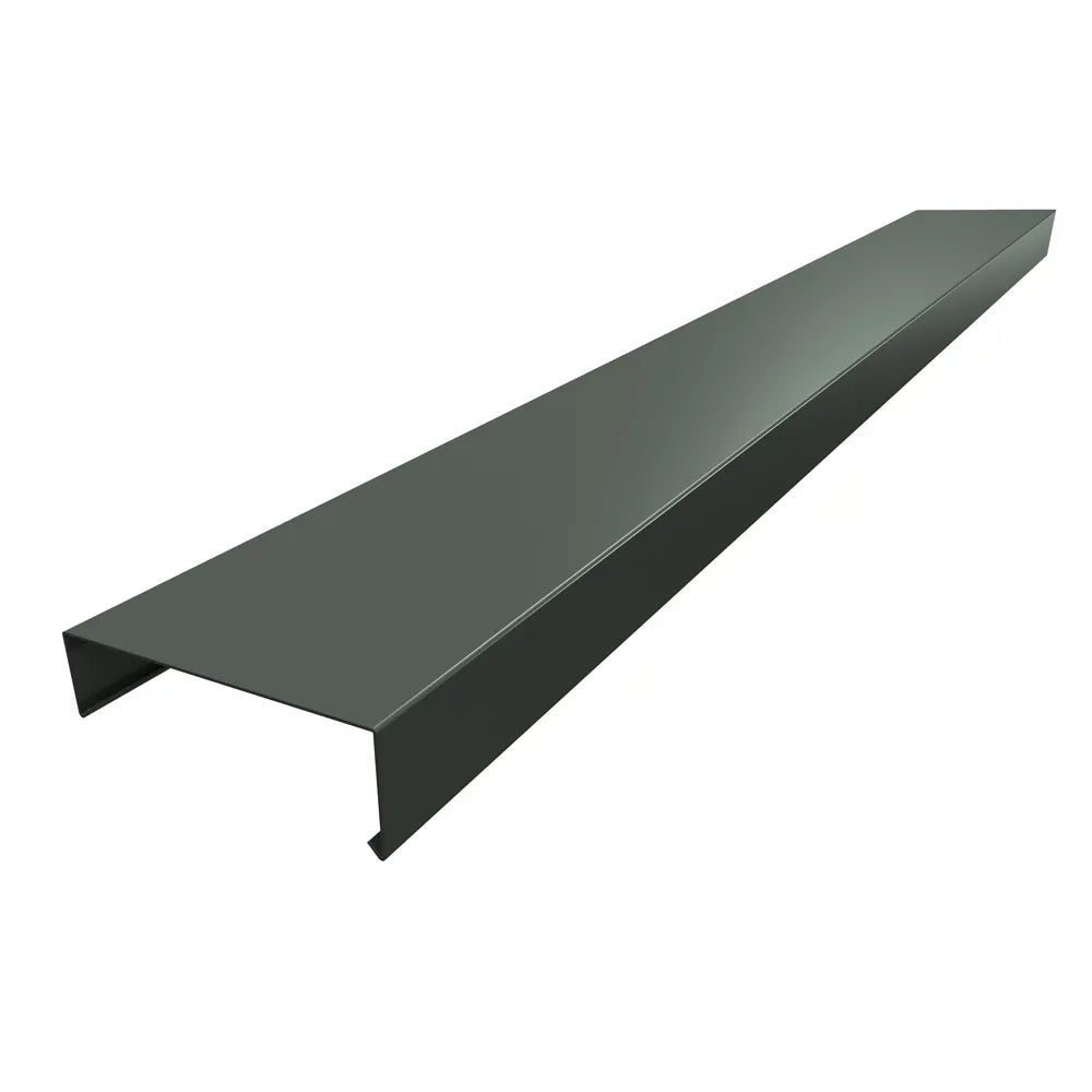 Aluminium Wall Copings 2m Length Alumasc Skyline - Mouse Grey (7005m)