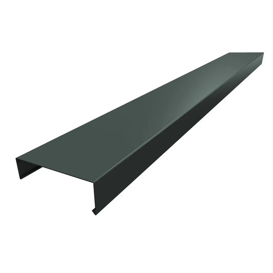 Aluminium Wall Copings 2m Length Alumasc Skyline - Basalt Grey (7012m)