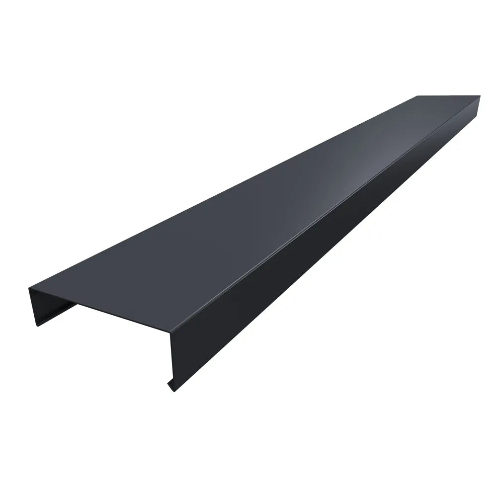 Aluminium Wall Copings 2m Length Alumasc Skyline - Graphite Grey(7024m)