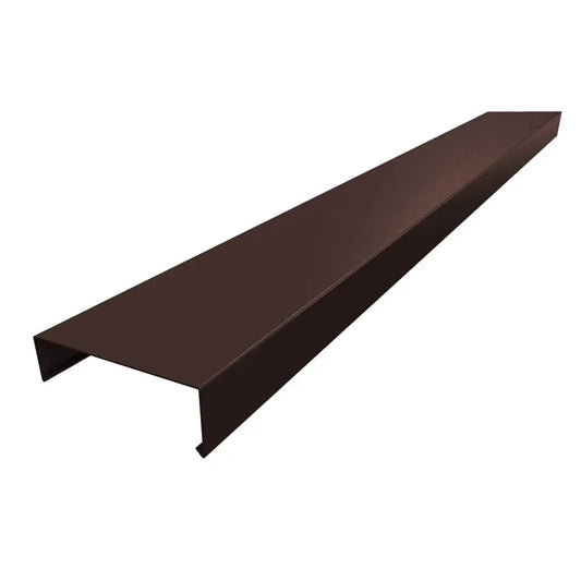 Aluminium Wall Copings 3m Length Alumasc Skyline - Chocolate Brown(8017m)