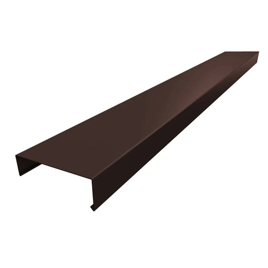 Aluminium Wall Copings 2m Length Alumasc Skyline - Chocolate Brown(8017m)