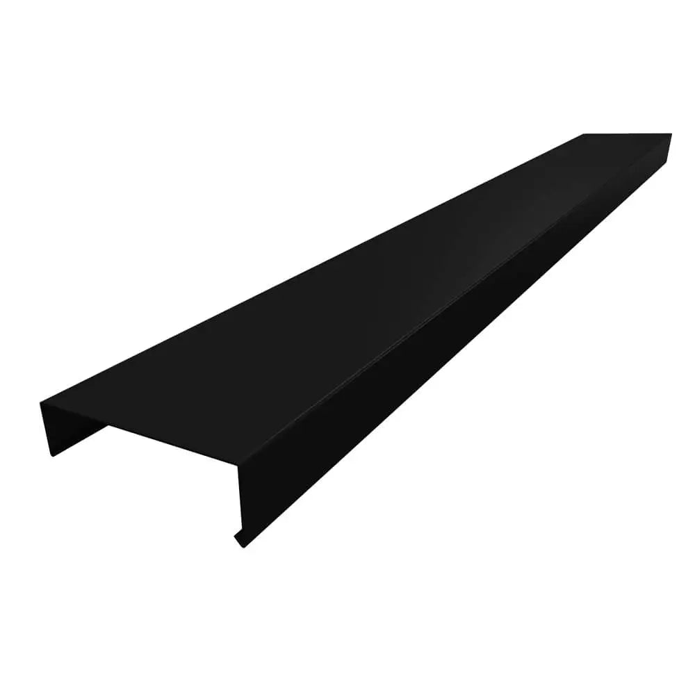 Aluminium Wall Copings 3m Length Alumasc Skyline - Black (9017m)