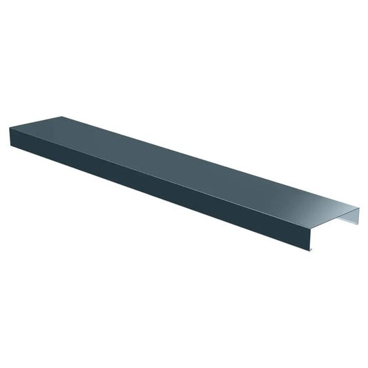 Aluminium Sloping Wall Copings 3m Length Alumasc Skyline - Graphite Grey(7024m)