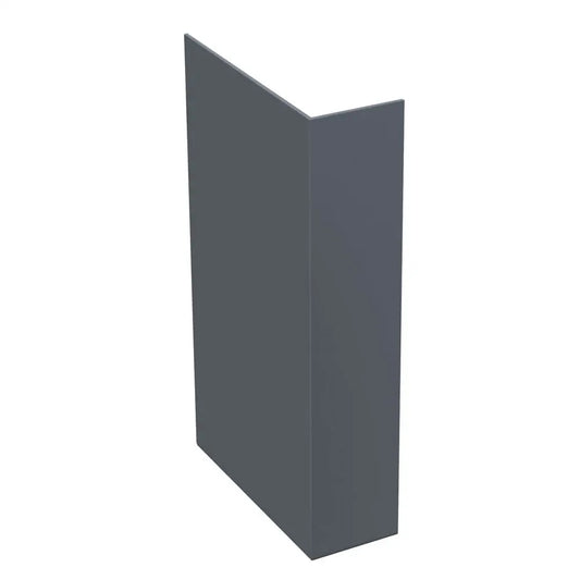 Aluminium Fascia Boards SAFE-02 Stop End Alumasc Skyline - Graphite Grey(7024m)