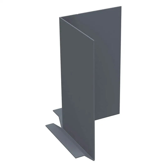 Aluminium Fascia Boards SF2 90 Degree Internal Corner Alumasc Skyline - Graphite Grey(7024m)