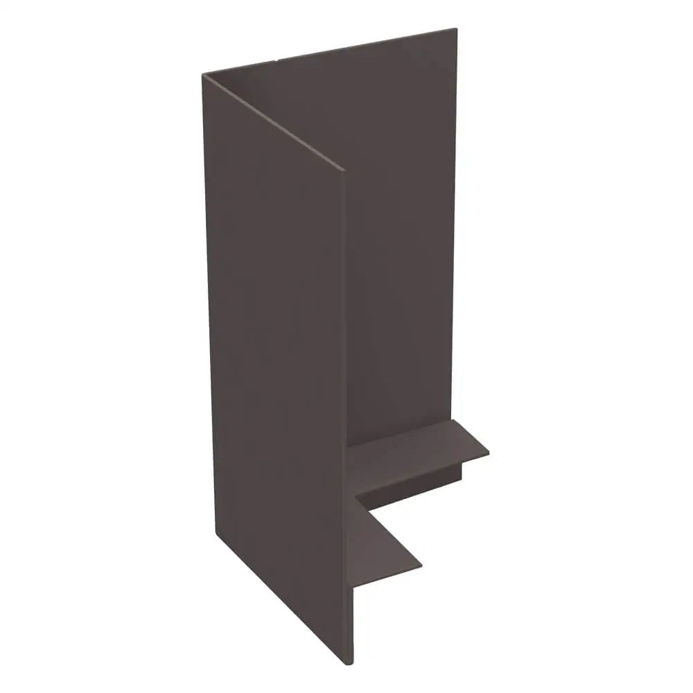 Aluminium Fascia Boards SAFE-02 90 Degree External Corner Alumasc Skyline - Grey Brown (8019m)