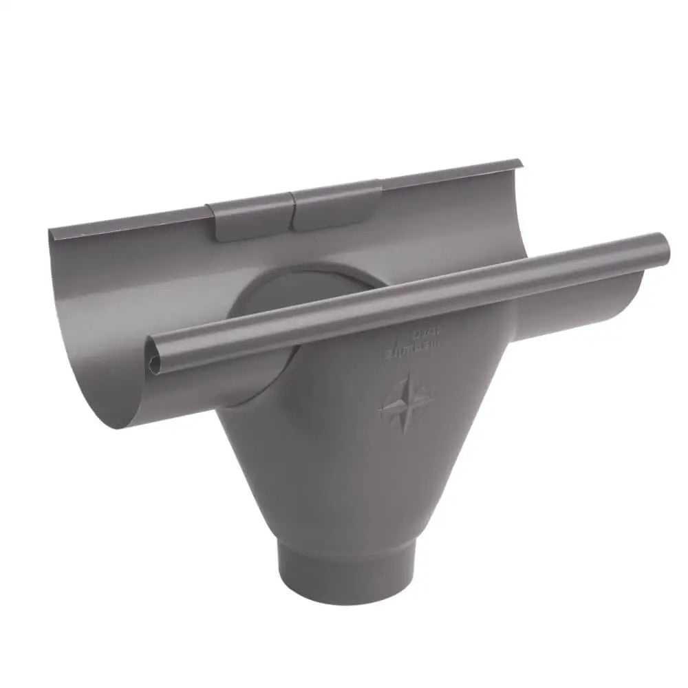 Infinity Rainwater Guttering Prefab Gutter Outlet - Dusty Grey (7037m)