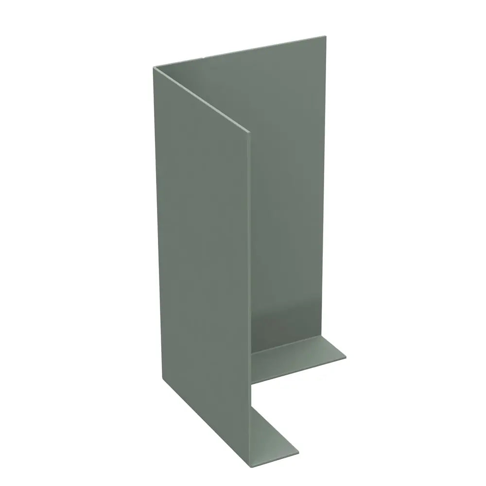 Aluminium Fascia Boards SF1 90 Degree External Corner Alumasc Skyline - Mouse Grey (7005m)