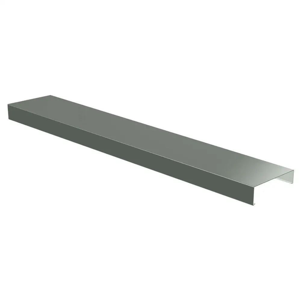 Aluminium Coping Aluminium Sloping Wall Copings 3m Length Alumasc Skyline - Mouse Grey ...