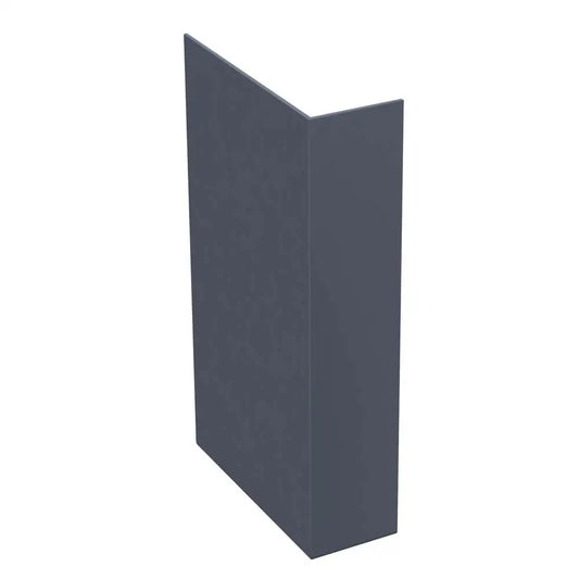 Aluminium Fascia Boards SF2 Stop End Alumasc Skyline - Slate Grey (7015m)