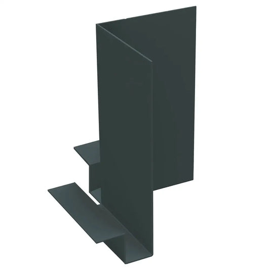 Aluminium Fascia Boards SF3 90 Degree Internal Corner Alumasc Skyline - Anthracite Grey (7016m)