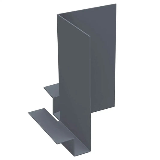 Aluminium Fascia Boards SF3 90 Degree Internal Corner Alumasc Skyline - Graphite Grey (7024m)