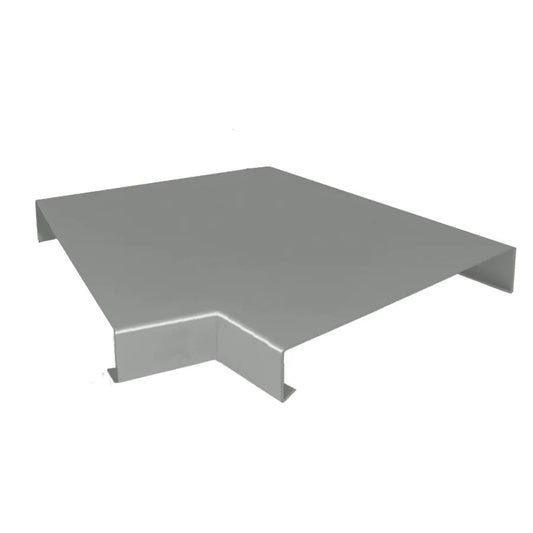 Aluminium Wall Copings 135 Degree Angle Alumasc Skyline - Dusty Grey (7037m)