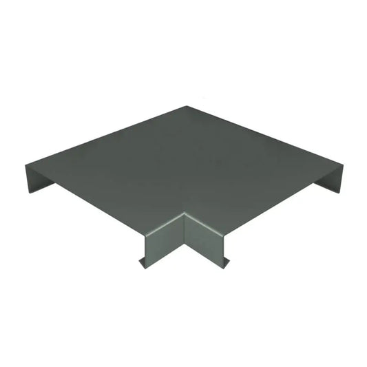 Aluminium Wall Copings 90 Degree Angle Alumasc Skyline - Mouse Grey (7005m)