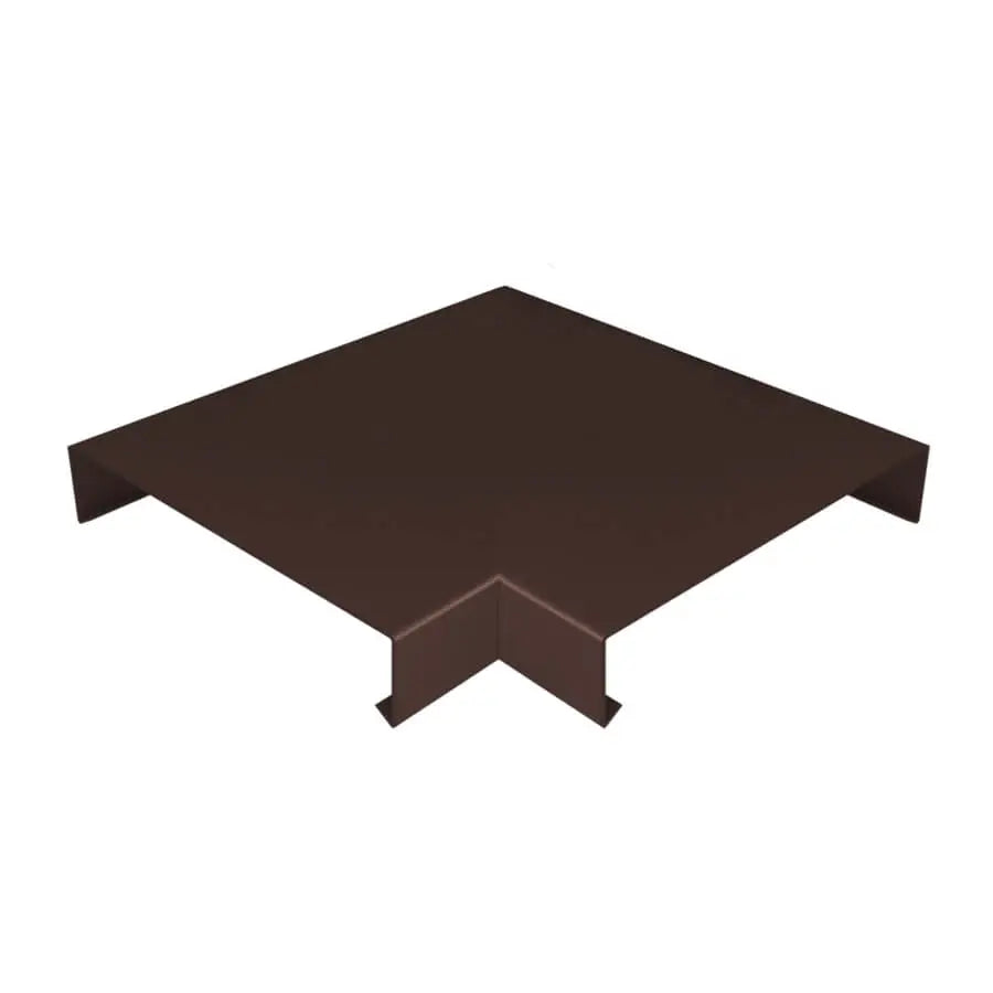 Aluminium Wall Copings 90 Degree Angle Alumasc Skyline - Chocolate Brown(8017m)