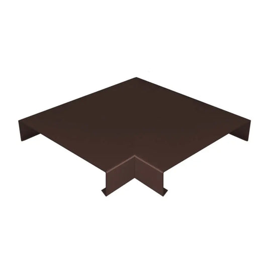 Aluminium Wall Copings 90 Degree Angle Alumasc Skyline - Chocolate Brown(8017m)