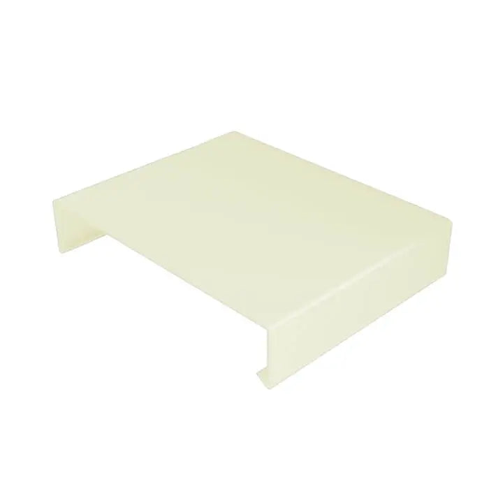 Aluminium Wall Copings Stop End Alumasc Skyline - Pearl White (1013m)