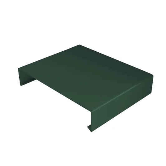 Aluminium Wall Copings Stop End Alumasc Skyline - Moss Green (6005m)