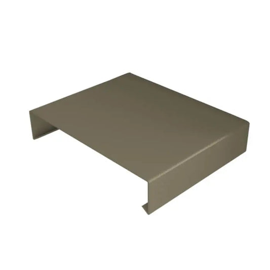 Aluminium Wall Copings Stop End Alumasc Skyline - Beige Grey (7006m)