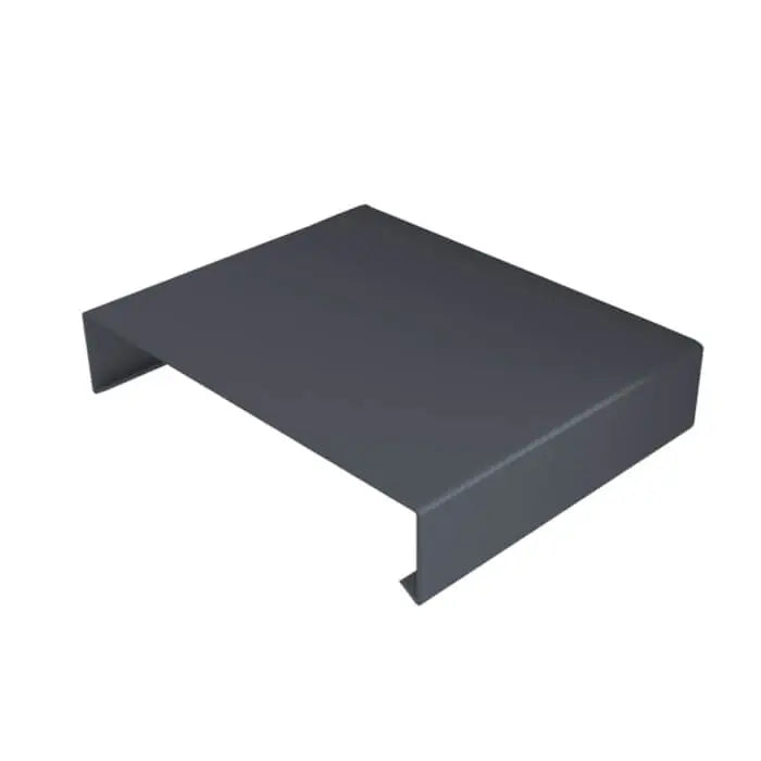 Aluminium Wall Copings Stop End Alumasc Skyline - Graphite Grey(7024m)