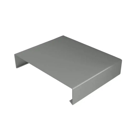 Aluminium Wall Copings Stop End Alumasc Skyline - Dusty Grey (7037m)