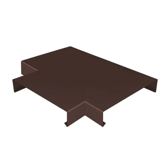 Aluminium Wall Copings Tee Junction Alumasc Skyline - Chocolate Brown(8017m)