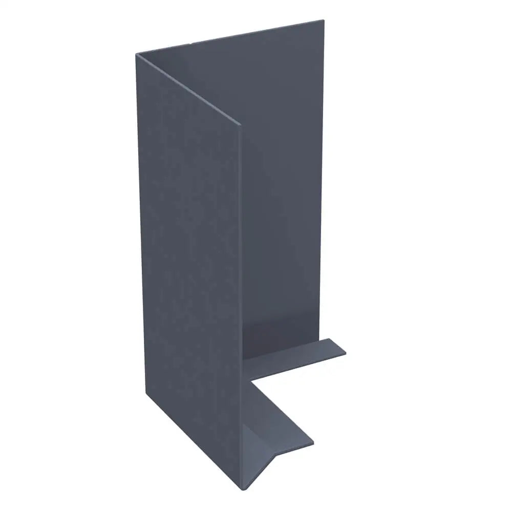 Aluminium Fascia Boards SF2 90 Degree External Corner Alumasc Skyline - Slate Grey (7015m)