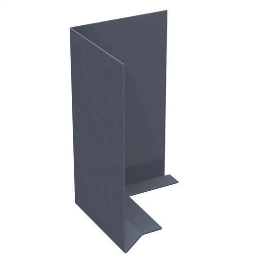 Aluminium Fascia Boards SF2 90 Degree External Corner Alumasc Skyline - Slate Grey (7015m)