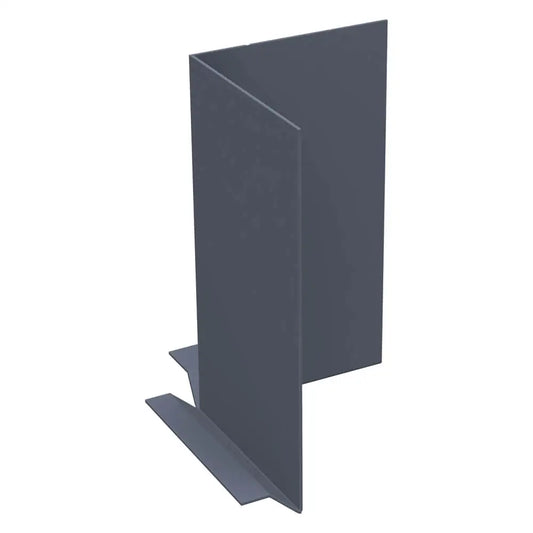 Aluminium Fascia Boards SF2 90 Degree Internal Corner Alumasc Skyline - Slate Grey (7015m)