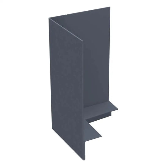 Aluminium Fascia Boards SAFE-02 90 Degree External Corner Alumasc Skyline - Slate Grey (7015m)