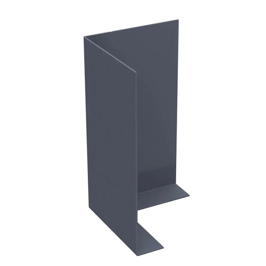 Aluminium Fascia Boards SF1 90 Degree External Corner Alumasc Skyline - Slate Grey (7015m)