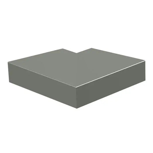 Aluminium Sloping Wall Copings 90 Degree External Angle Alumasc Skyline - Dusty Grey (7037m)