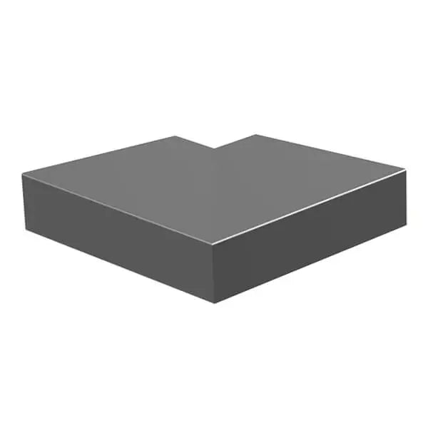 Aluminium Sloping Wall Copings 90 Degree External Angle Alumasc Skylin ...