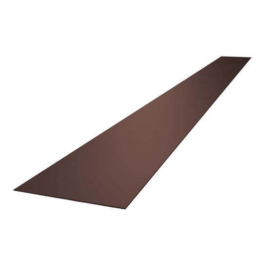 Aluminium Soffit Boards Flat 3m Length Alumasc Skyline - Chocolate Brown (8017m)