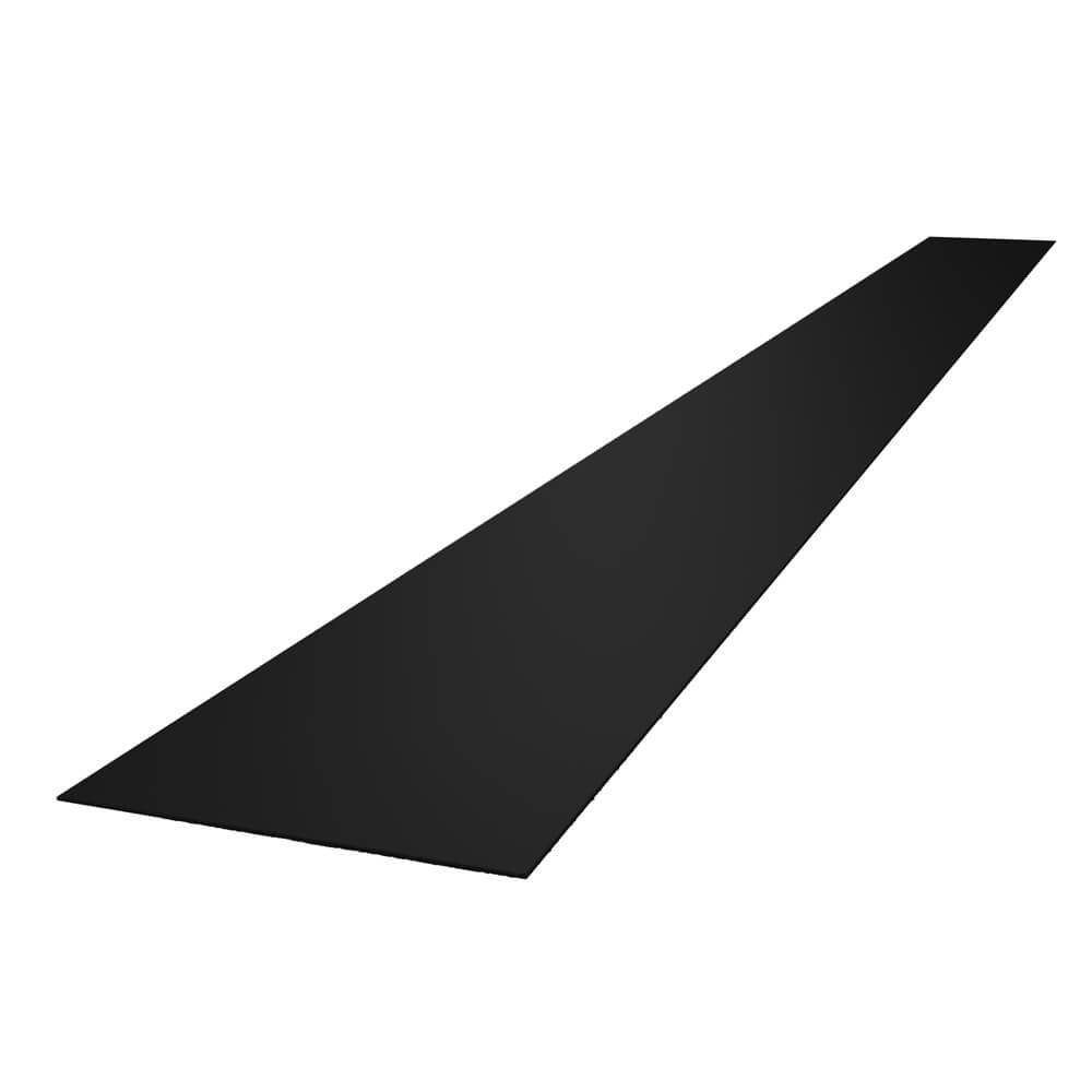 Aluminium Soffit Boards Flat 3m Length Alumasc Skyline - Black (9017m)